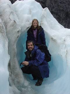 in the ice hole