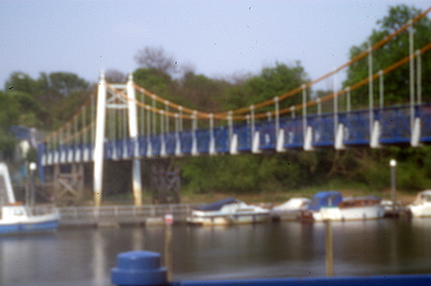 Teddington Lock bridge